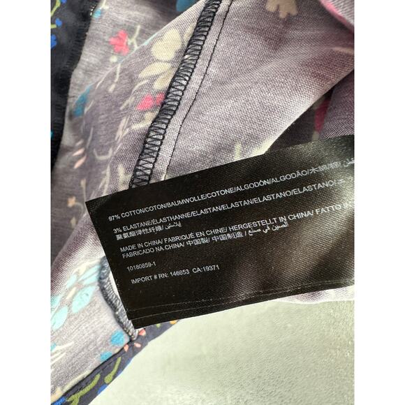 C/MEO Collective Womens Black Floral Print Off Shoulder Bell Sleeve Crop Top M - Picture 7 of 11